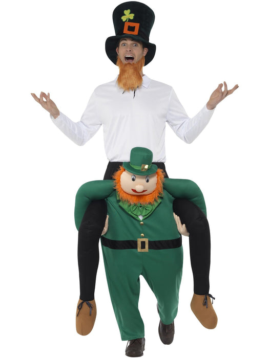 Buy Paddy's Leprechaun Piggy Back Costume for Adults from Costume Super Centre AU