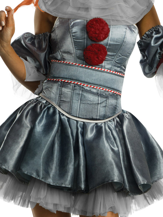 Buy Pennywise Deluxe Womens Costume for Adults - Warner Bros IT Movie from Costume Super Centre AU
