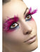 Buy Pink False Eyelashes with Feather Plumes for Adults from Costume Super Centre AU