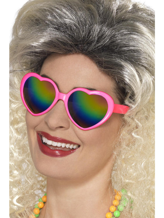 Buy Pink Heart Specs for Adults from Costume Super Centre AU