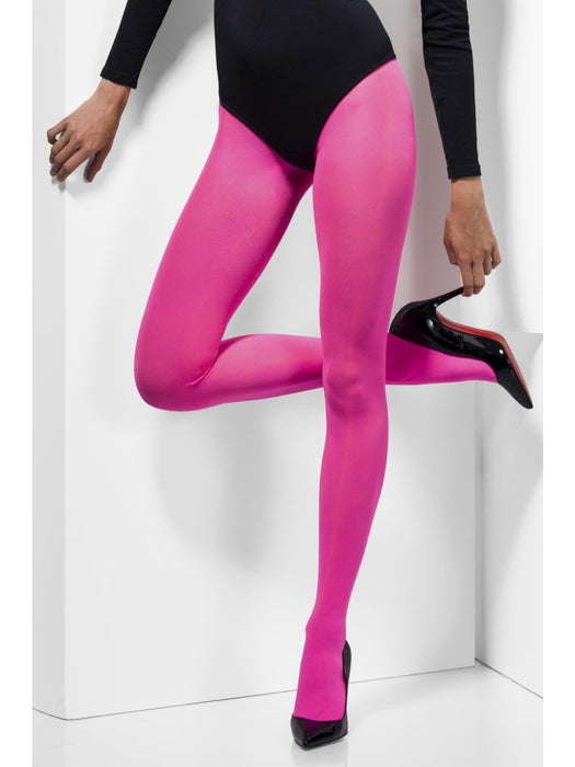 Buy Pink Opaque Tights for Adults from Costume Super Centre AU