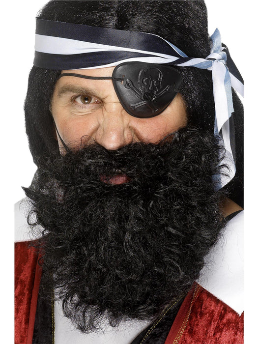 Buy Pirate Beard for Adults - Black from Costume Super Centre AU