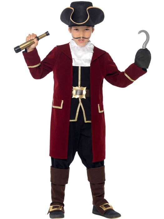 Buy Pirate Captain Deluxe Costume for Kids from Costume Super Centre AU