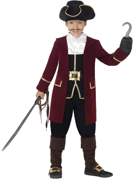 Buy Pirate Captain Deluxe Costume for Kids from Costume Super Centre AU