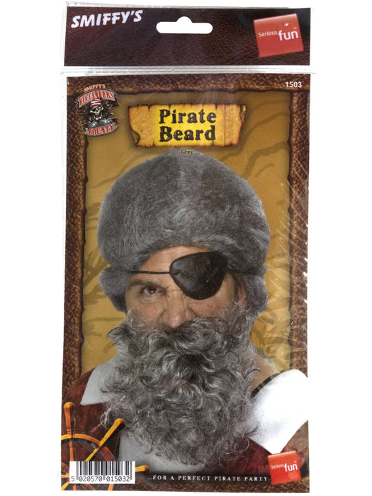 Buy Pirate Deluxe Grey Beard for Adults from Costume Super Centre AU