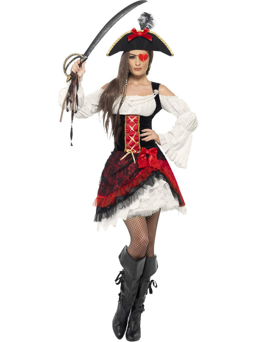 Buy Pirate Lady Glamorous Costume for Adults from Costume Super Centre AU