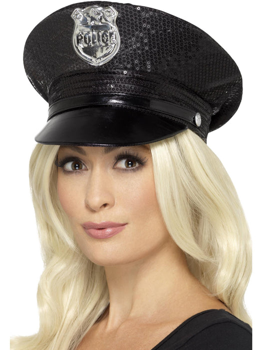 Buy Police Sequin Fever Hat for Adults from Costume Super Centre AU