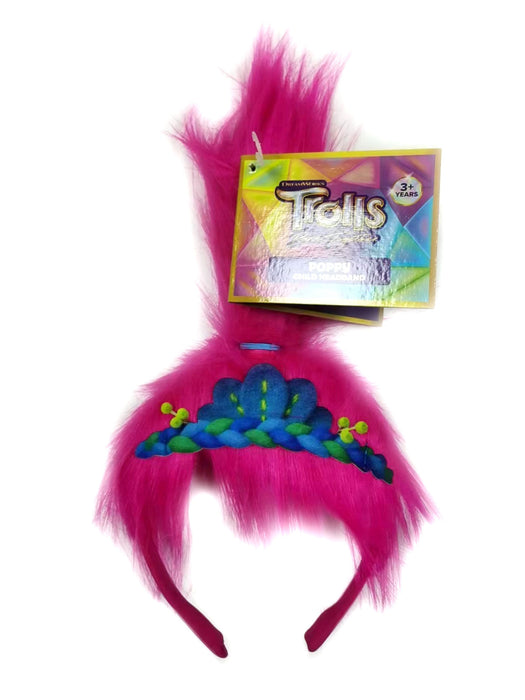 Buy Poppy Headband with Hair for Kids - Dreamworks Trolls 3 from Costume Super Centre AU