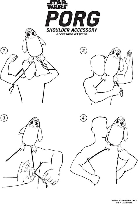 Buy Porg Shoulder Sitter Accessory - Disney Star Wars from Costume Super Centre AU