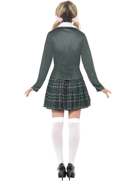 Buy Preppy Schoolgirl Grey Costume for Adults from Costume Super Centre AU