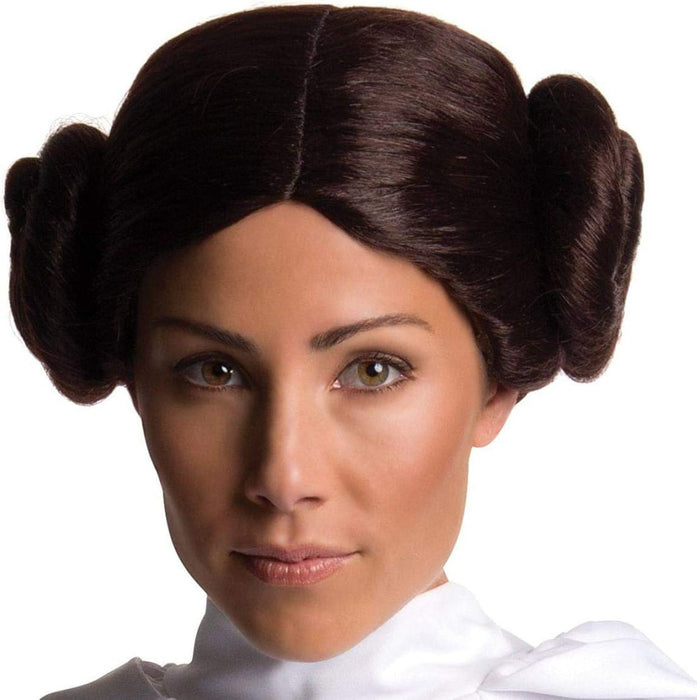 Buy Princess Leia Bun Wig for Adults - Disney Star Wars from Costume Super Centre AU