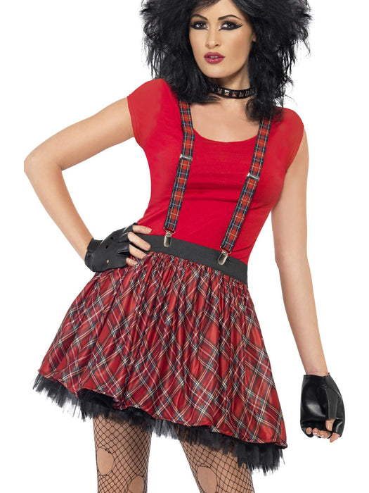 Buy Punk Red Skirt & Accessory Kit for Adults from Costume Super Centre AU