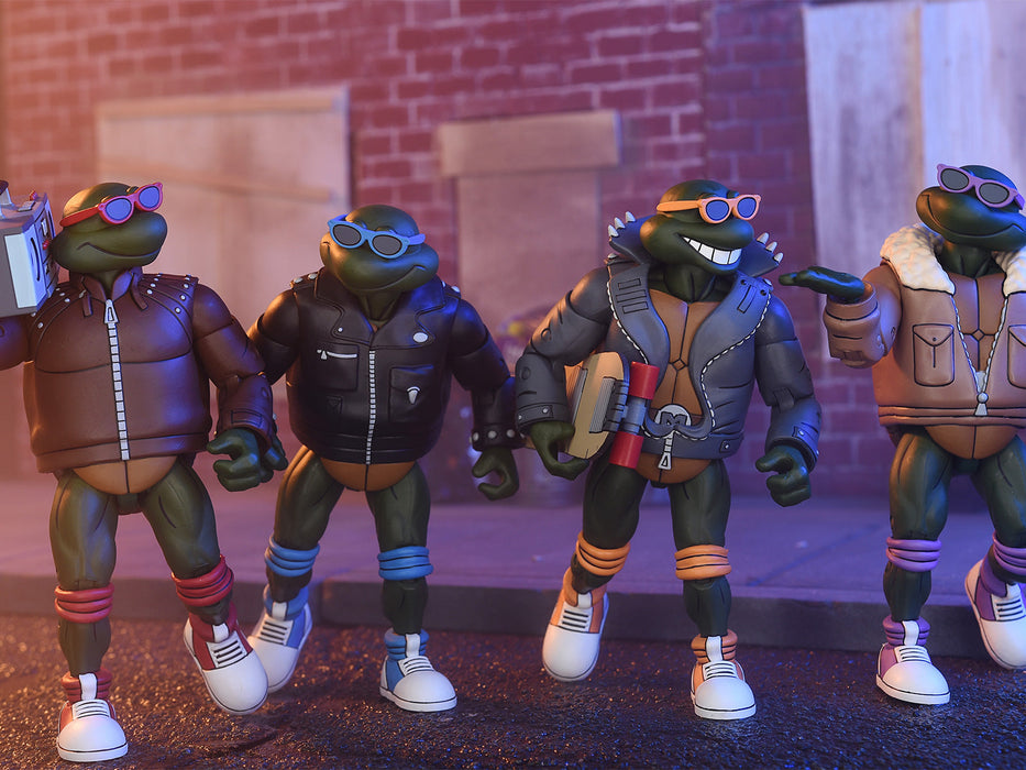 Buy Punk Turtles 4 Pack - 7" Scale Action Figures - TMNT (Cartoon) - NECA Collectibles from Costume Super Centre AU