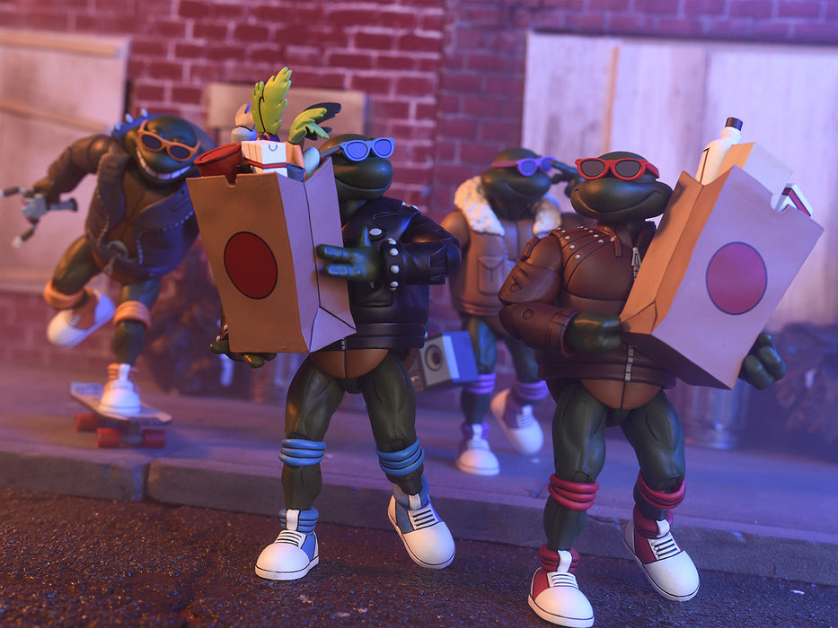 Buy Punk Turtles 4 Pack - 7" Scale Action Figures - TMNT (Cartoon) - NECA Collectibles from Costume Super Centre AU