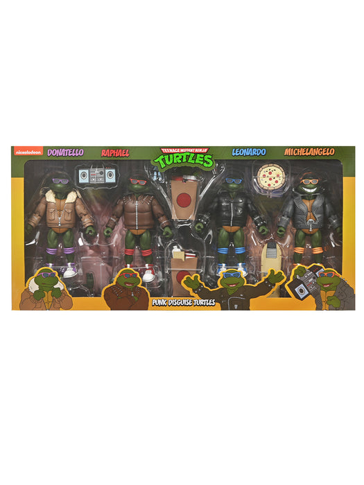Buy Punk Turtles 4 Pack - 7" Scale Action Figures - TMNT (Cartoon) - NECA Collectibles from Costume Super Centre AU