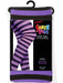 Buy Purple and Black Striped Tights for Kids from Costume Super Centre AU