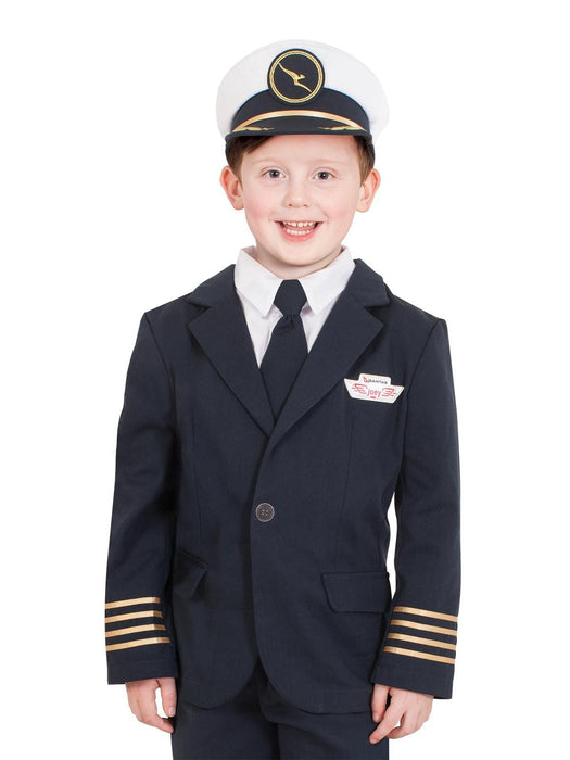 Buy Qantas Pilots Hat for Kids - QANTAS from Costume Super Centre AU