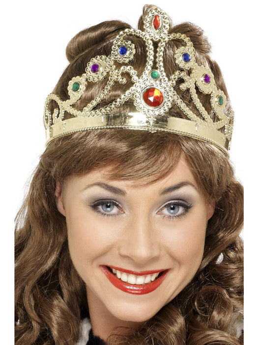 Buy Queen's Jeweled Crown for Adults from Costume Super Centre AU