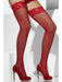 Buy Red Fishnet Thigh-High Tights for Adults from Costume Super Centre AU