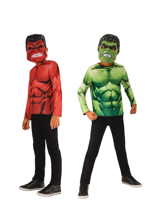 Buy Red Hulk/Green Hulk Reversible Costume Set for Kids - Marvel Captain America: Brave New World from Costume Super Centre AU