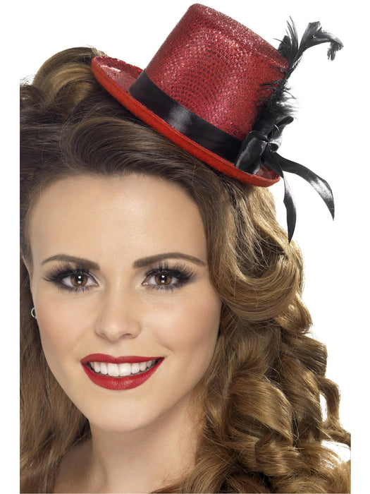 Buy Red Mini Top Hat for Adults from Costume Super Centre AU