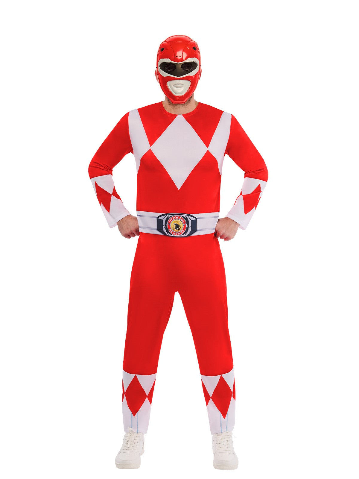 Red Ranger Deluxe Costume for Adults - Power Rangers | Costume Super Centre