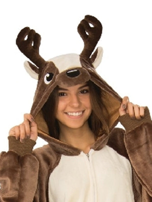 Buy Reindeer Furry Onesie Costume for Adults from Costume Super Centre AU
