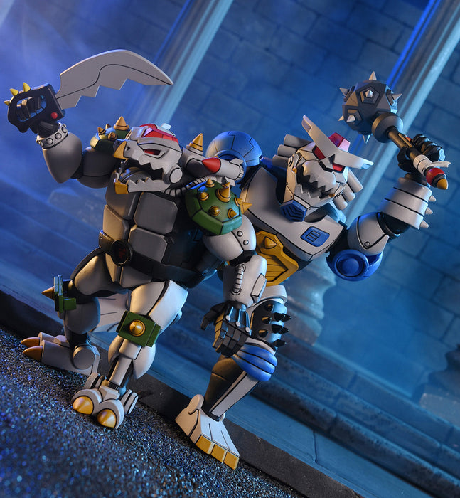 Buy Robo Tokka & Rahzar - 2-Pack 7" Scale Action Figures - TMNT 1987 Cartoon - NECA Collectibles from Costume Super Centre AU