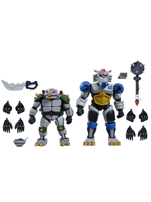 Buy Robo Tokka & Rahzar - 2-Pack 7" Scale Action Figures - TMNT 1987 Cartoon - NECA Collectibles from Costume Super Centre AU