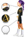 Buy Rumi Gold Classic with Leg Sleeves Costume for Kids - K-Pop Demon Hunters from Costume Super Centre AU