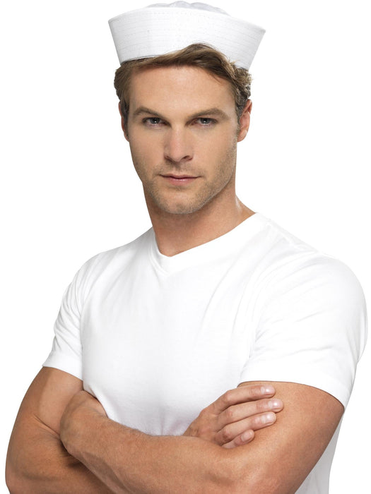 Buy Sailor White Doughboy Hat for Adults from Costume Super Centre AU