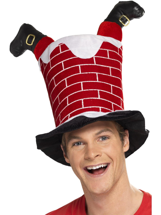Buy Santa Stuck in Chimney Hat for Adults from Costume Super Centre AU