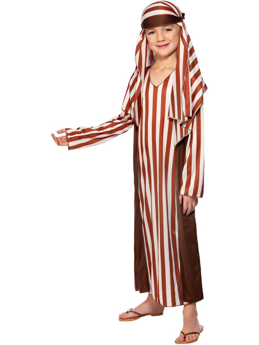 Buy Shepherd Brown Striped Costume for Kids from Costume Super Centre AU