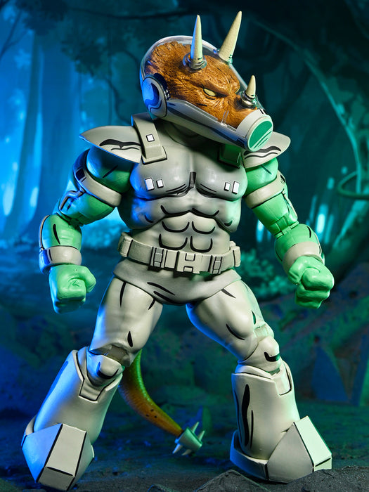 Buy Shock Commando Triceraton - 7" Scale Action Figure - Teenage Mutant Ninja Turtles: Mirage Comics - NECA Collectibles from Costume Super Centre AU