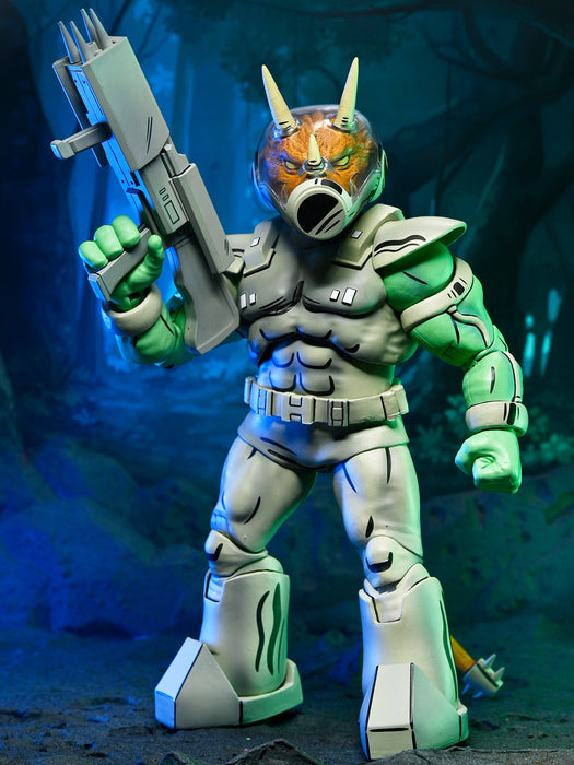 Buy Shock Commando Triceraton - 7" Scale Action Figure - Teenage Mutant Ninja Turtles: Mirage Comics - NECA Collectibles from Costume Super Centre AU