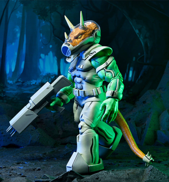 Buy Shock Commando Triceraton - 7" Scale Action Figure - Teenage Mutant Ninja Turtles: Mirage Comics - NECA Collectibles from Costume Super Centre AU