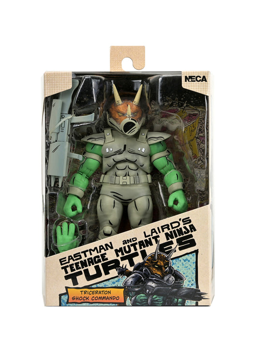 Buy Shock Commando Triceraton - 7" Scale Action Figure - Teenage Mutant Ninja Turtles: Mirage Comics - NECA Collectibles from Costume Super Centre AU