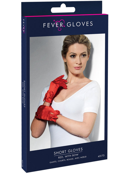 Buy Short Red Gloves for Adults from Costume Super Centre AU