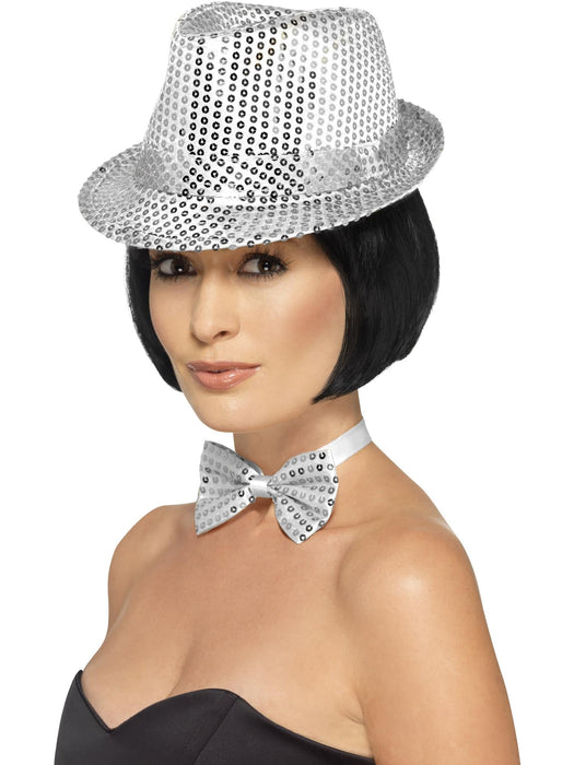 Buy Silver Sequin Hat for Adults from Costume Super Centre AU