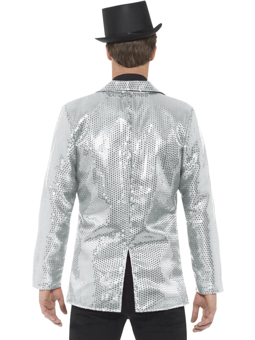 Buy Silver Sequin Jacket for Adults from Costume Super Centre AU