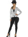 Buy Silver Sequin Ladies Tailcoat Jacket for Adults from Costume Super Centre AU