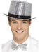 Buy Silver Sequin Top Hat for Adults from Costume Super Centre AU