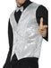 Buy Silver Sequin Waistcoat for Adults from Costume Super Centre AU