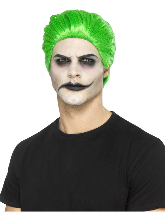 Buy Slick Trickster Green Wig for Adults from Costume Super Centre AU