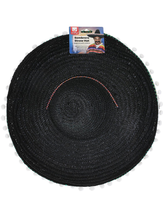 Buy Sombrero Black Straw Hat for Adults from Costume Super Centre AU