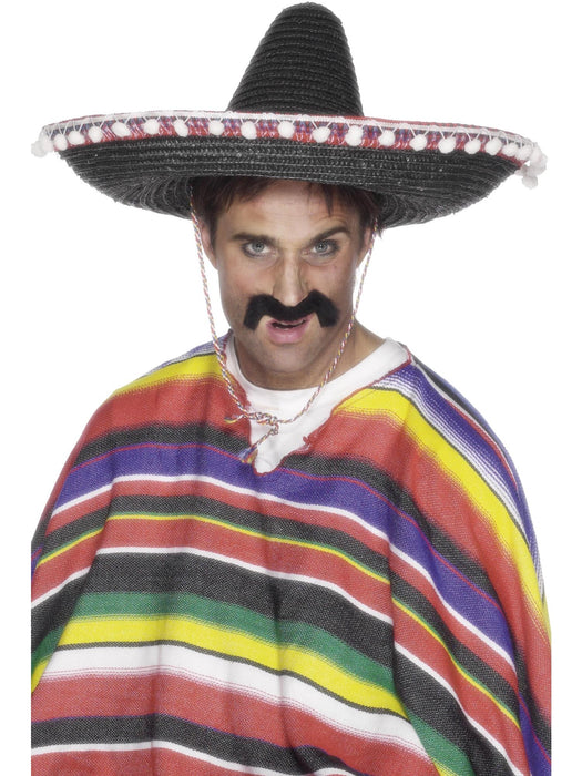 Buy Sombrero Black Straw Hat for Adults from Costume Super Centre AU