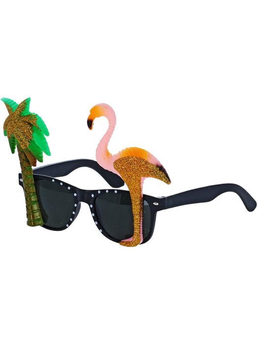 Buy Specs with Flamingo and Palm Tree for Adults from Costume Super Centre AU