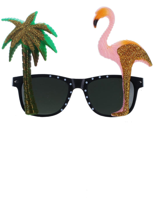 Buy Specs with Flamingo and Palm Tree for Adults from Costume Super Centre AU