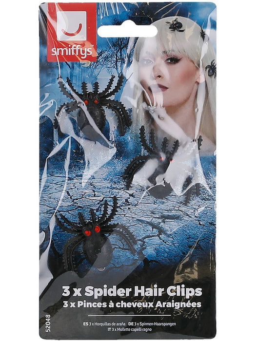 Buy Spider Hair Clips - 3 Pack from Costume Super Centre AU