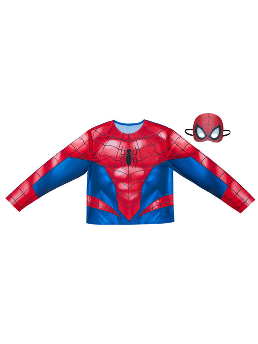 Buy Spider-Man Costume Top & Mask for Adults - Marvel from Costume Super Centre AU